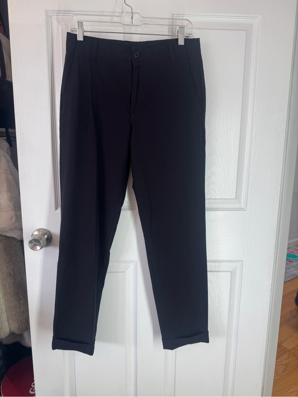Club Monaco Black Tapered Dress Pants